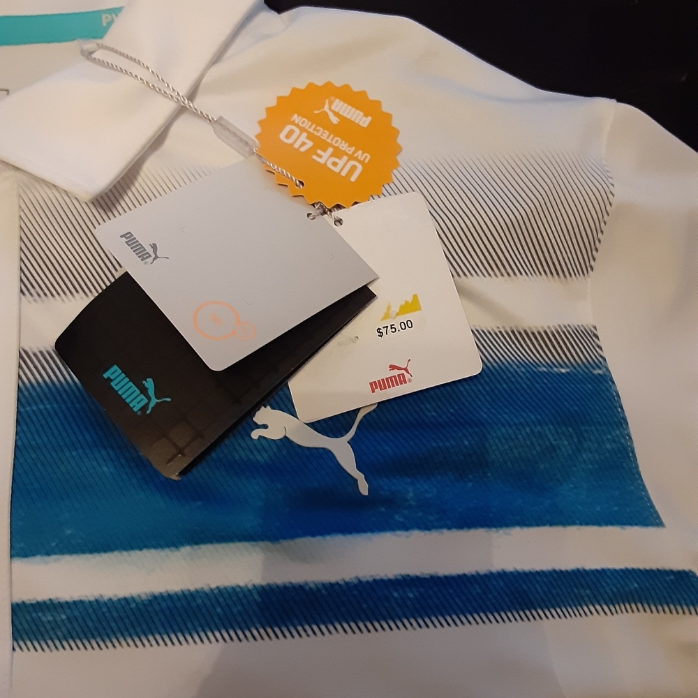 Puma golf shirt sz lg brand new and never worn